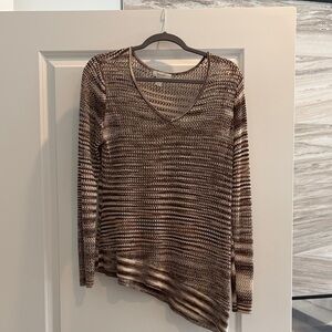 dressbarn Brown V-Neck Sweater